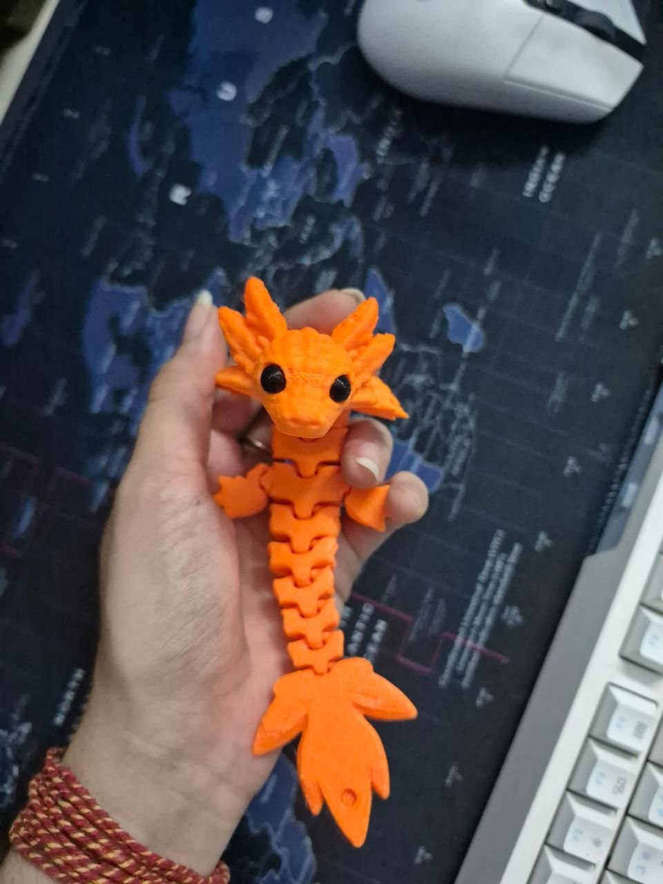 A lizard my sister wanted me to print. She says it's an axolotl