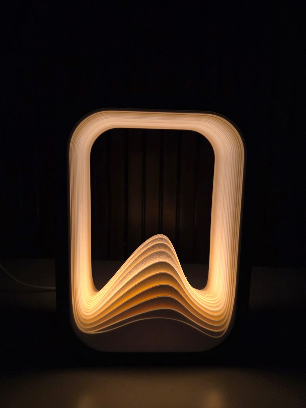 A light I made for a close friend of mine